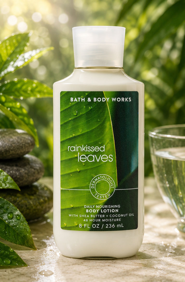 لوسیون بدن بس اند بادی ورکز Rainkissed Leaves